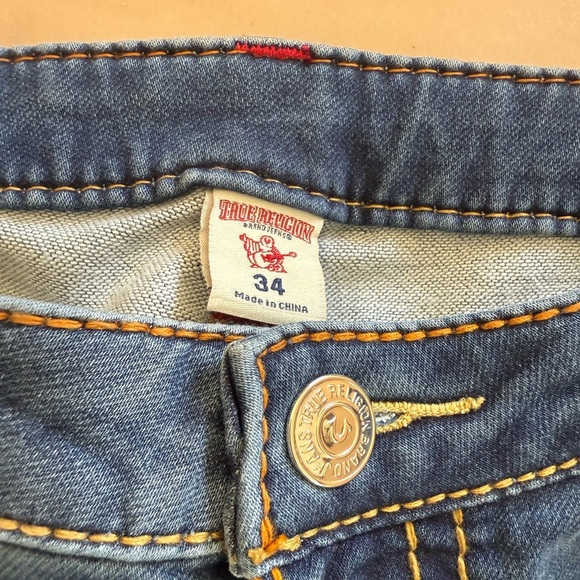 NWT True Religion Women's Blue Skinny Jeans size 34 - Picture 2 of 15
